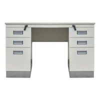 SANYON Marine Aluminum Writing Desk with 6 Drawer for Vessel Office in W1800 Width-SYWT-001