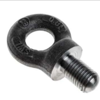 Carbon Steel Eye Bolt, M16 Thread, 20mm Thread Length, 20mm Internal Eye Diameter, 44mm Outer Eye Diameter, 0.8t