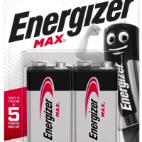 Energizer MAX 9V Alkaline Battery (2 Pcs Per Pack)
