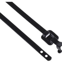 PVC COATED, STAINLESS STEEL, SELF LOCKING ADJUSTABLE CABLE TIES, 5.0MM (W) X 230MM (L). MAKE: HELLERMAN