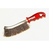 DURATOOL D00219 Wire Brush, 265mm(L) x 15mm(W), Brassed Steel