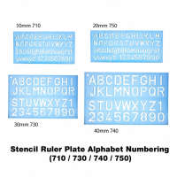STENCIL RULER SET OF 4