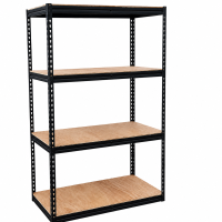 Boltless Shelving Systems (Black) c\w Plywood 2160 (H) x 1800 (L) x 600 (D) mm x 6 Levels Loading : 130Kgs\Level UDL