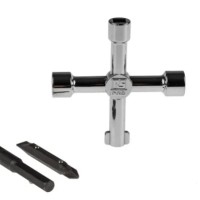 RS PRO DIECAST ZINC 5-WAY CONTROL CABINET KEY