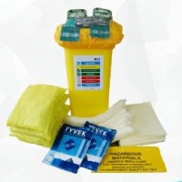 ATEM SK-120C 120L Wheeled Bin, Chemical Spillage Kit