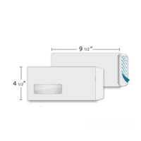 Butterfly White Envelope   4.5" x 9.5"   114mm x 240mm (Window) (1 box 500pcs)