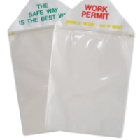 A4 Permit Holder PTW PVC Ziplock