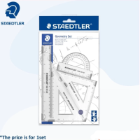 Staedtler Mars Geometry Set Clear 569-0 WP4 PE (Set of 4)