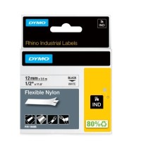 DYMO BLACK ON WHITE LABEL PRINTER TAPE