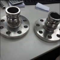 4inch SS316 ANSI 300# Flange to 4inch SS316 Male Camlock