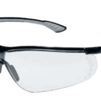 Uvex  9193080, Anti-Mist UV Safety Spectacles, Clear PC Lens