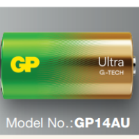 GP Batteries Ultra Alkaline 2s C Shrink