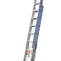 9 Step Steel Extension Ladder, 6.85mm Open Length
