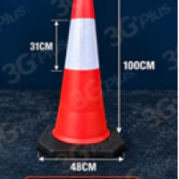 Barricade Cone Size : 100cm x 48cm