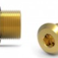 Hawke 487 M25 brass nickel plated stopping plug c w o ring