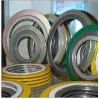 SPIRAL WOUND GASKET, DUPLEX UNS S31803 OUTER RING, DUPLEX UNS S31803 WINDING WITH GRAPHITE FILLER, DUPLEX UNS S31803 INNER RING, ASME B16.20, 4.5MM THK, SIZE: 2" 600LB