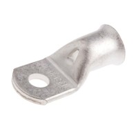 Uninsulated Ring Terminal, 10 mm Stud Size 4 AWG 4 AWG Wire Size, Natural