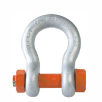 7 16"(WLL 1.5 TONNE) HG6213 H.D.GALV'D BOW BOLT & NUT SHACKLE (BST) SF 6:1