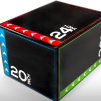 BalanceFrom 3-in-1 Foam Plyometric Jump Box 20 x 24 x 30 inch (16lbs)