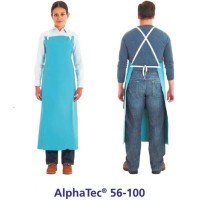 ANSELL 56-100 HEAVY DUTY GREEN PVC APRON   CHEMICAL RESISTANT APRON