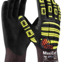 Cut & Impact Resistant Micro-Foam Nitrile Safety Gloves (Level F)