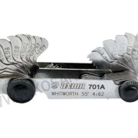 Unior Stainless Steel Thread Gauge Comb (Inch + Mm) Model 701A (Screw Pitch Gauges-whitworth metric)