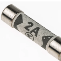 Eaton 2A F Ceramic Cartridge Fuse, 6.3 x 25mm (10 unit pack)