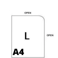 L SHAPE FOLDER FILE