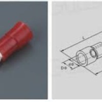 IEP IMT P N: IMTPTVN2-12, TZ Tinned Copper Pin Type Cable Terminal Connector with Nylon Insulation Sheath for wire 1.5mm (AWG16-14), max. 27A, 0.8mm thickness, Pin width 1.9mm, 12mm length, Color: Blue, MOQ:100pcs pack (Pc)