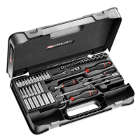 PS- Facom 61-Piece 1 4 in 6 Point Socket Set