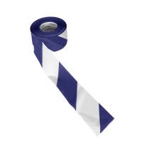 RS PRO 179-4713 Blue, White High-Density Polyethylene 500m Barrier Tape, 0.025mm Thickness
