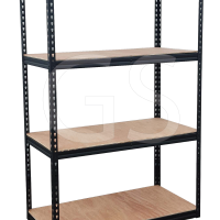 Boltless Shelving Systems (Black Beige) c w Plywood - 1520 (H) x 2400( L) x 600 (D) mm x 4 Levels