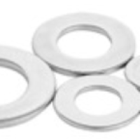Flat Washer M8 304 Stainless Steel Washers Plain Washer Gaskets Size : M8 (2pc set)
