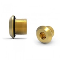 Hawke 487|M25 brass nickel plated stopping plug c|w o ring