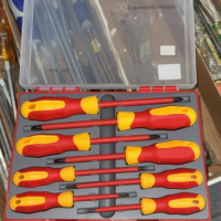 Screwdriver set Philip & flat head Set of 8