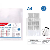 A4 Clear Sheet Protector Transparent 11 Holes