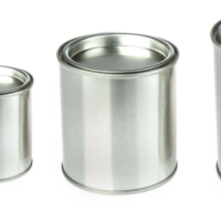 Metal Empty Tin Can with Lid 500ml