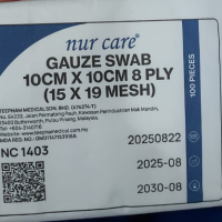 Nur Care Gauze Swab 8Ply 10cm x 10 cm