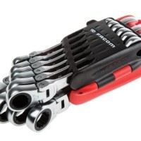 FACOM SET, WRENCH, COBINATION, HINGED, IN PORTABLE CASE, 8-19MM