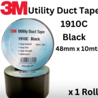 3M Utility Duct Tape 1910C 48mm x 10mtr (Black)