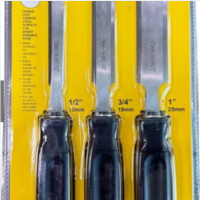 Stanley Wood Chisel Set 1 2 3 4 1 | 13mm 19mm 25mm