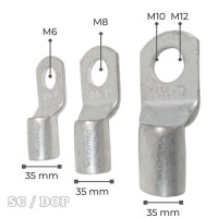 Cable lug M8, 35mm x M8