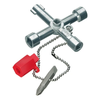 *Knipex Diecast Zinc 3-way Control Cabinet Key( 00 11 03 S1)