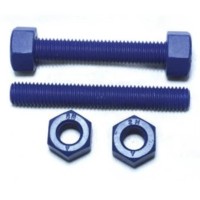 A193 B7 STUDBOLTS C W 2 PCS A194 2H NUTS, 1-1 2'' X 320MM (FCC-BLUE)