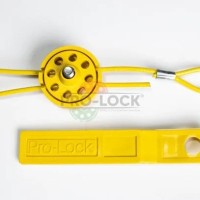 Pro-Lock Complete System, PROCOMPXSYC, Yellow, (inclusive of a 1.5M Cable, cut & looped at one end and a Pro-Lock operating tool)