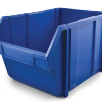 Matlock Storage Bins, Plastic, Blue, 280x425x260mm