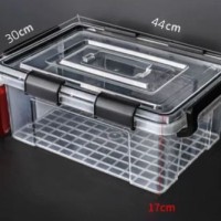 (14LITRE)Anti-Humidity Storage Box Stackable Strong Storage Container Box Stackable Storage Organizer  44X30X17CM