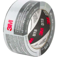 3M DT8 All-Round Duct Tape Silver (48mm x 22.9m   24 Rolls per Case)