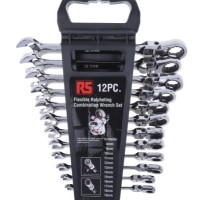 RS PRO 12-Piece Spanner Set, 8 To 19 mm, Chrome Vanadium Steel