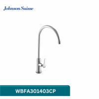 Johnson Suisse Fermo-N 1|2 inch Deck-Mounted Sink Tap with Swivel (Round) Spout WBFA301403CP